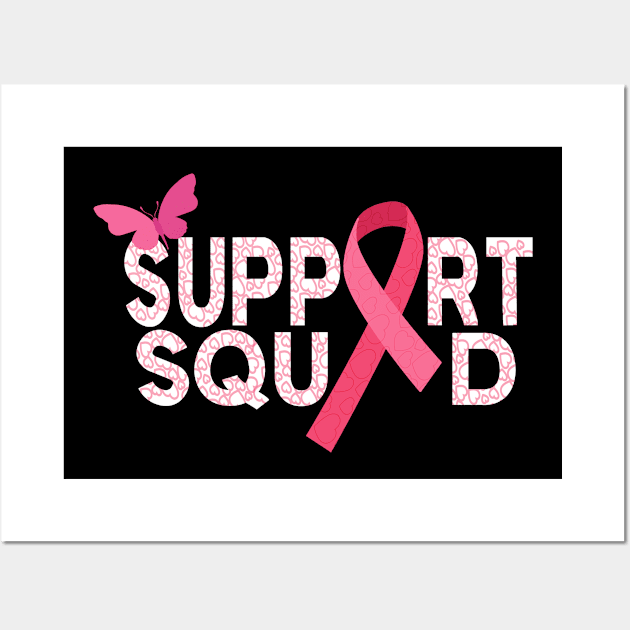 Family Member Breast Cancer Support Wall Art by MoodPalace